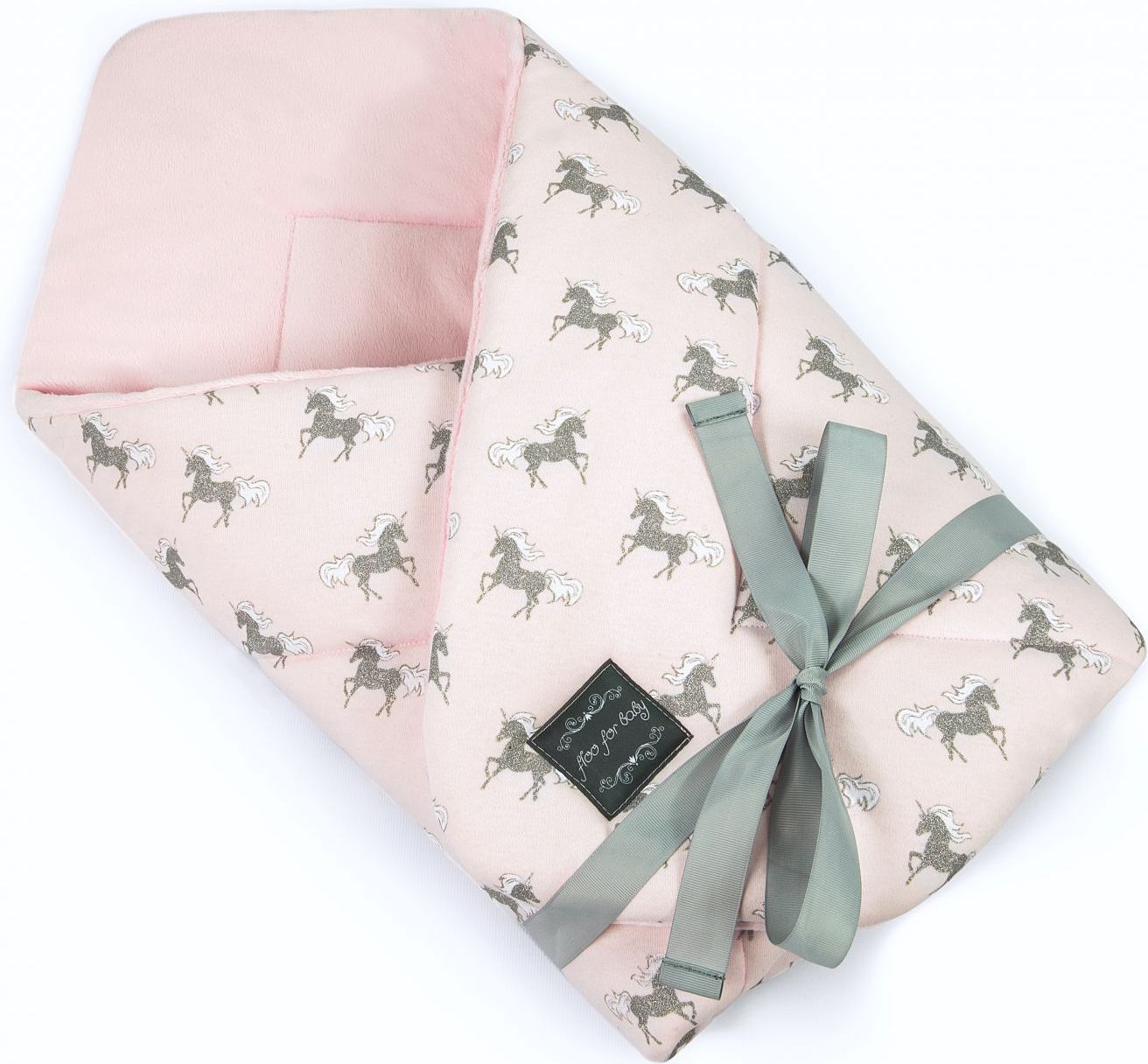 Floo for baby zavinovačka UNICORN pink - obrázek 1