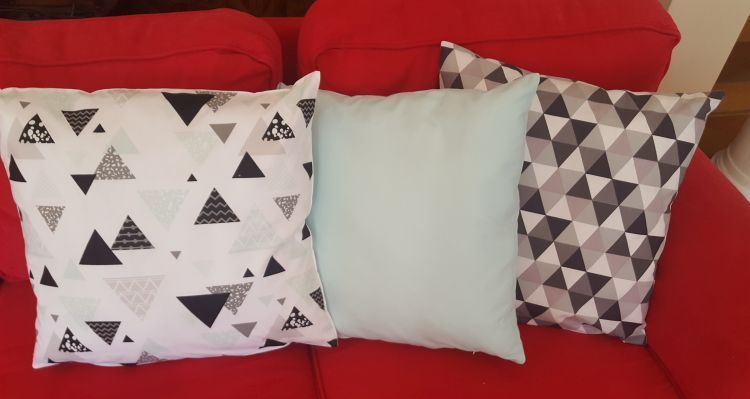 MeeMee Povlak na polštářek Geometrie šedá - obrázek 2
