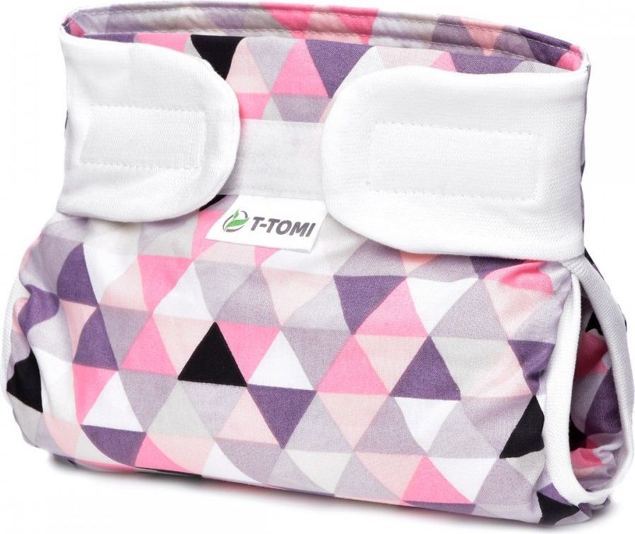 T-TOMI Accessories s.r.o. Ortopedické abdukční kalhotky, pink triangles (3-6kg) - obrázek 1