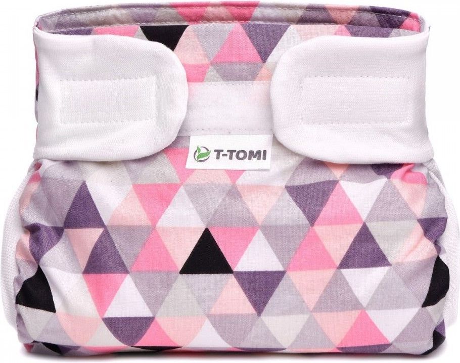 T-TOMI Accessories s.r.o. Ortopedické abdukční kalhotky, pink triangles (3-6kg) - obrázek 2