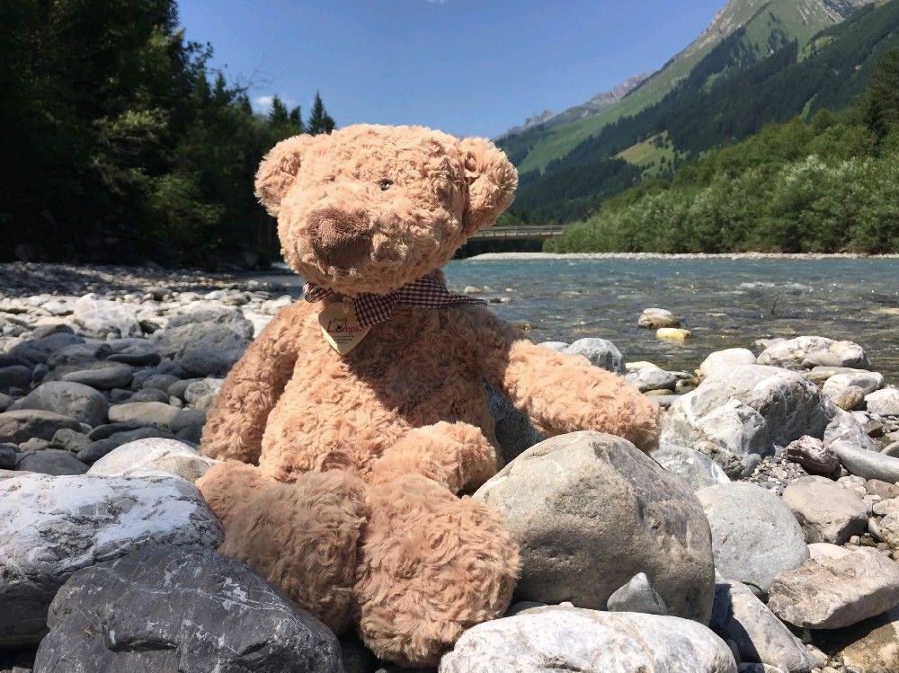 Medvěd LUMPIN s mašlí, malý (33 cm) LUMPIN - obrázek 9