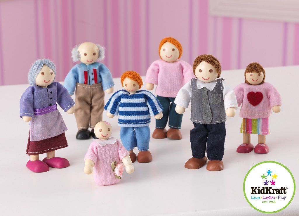Kidkraft panenky rodina 7ks - obrázek 1