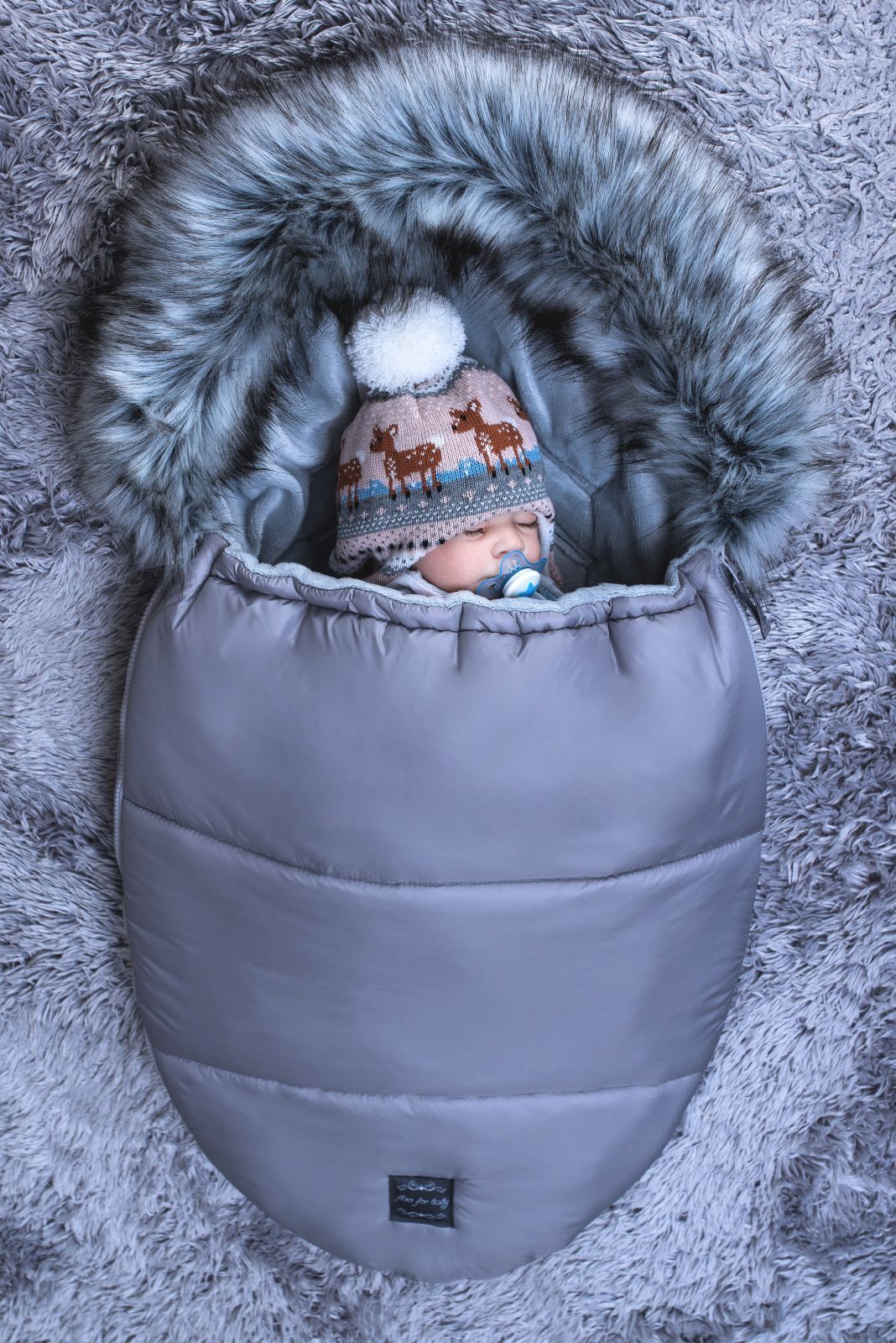 Fusak EGG Floo for baby černý - obrázek 2