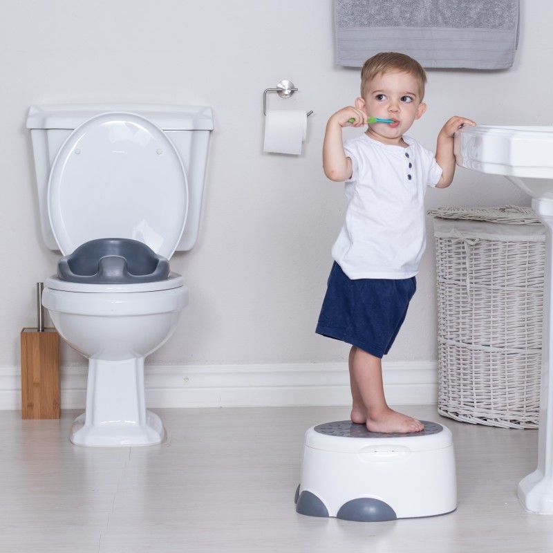Bumbo nočník 3v1 STEP´n POTTY Dark Grey - obrázek 4