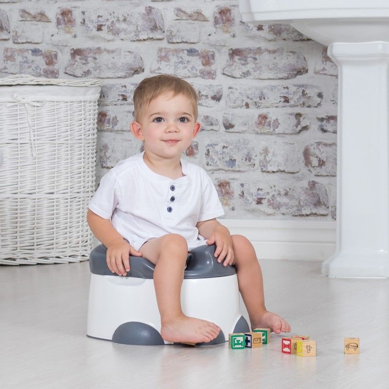 Bumbo nočník 3v1 STEP´n POTTY Dark Grey - obrázek 6