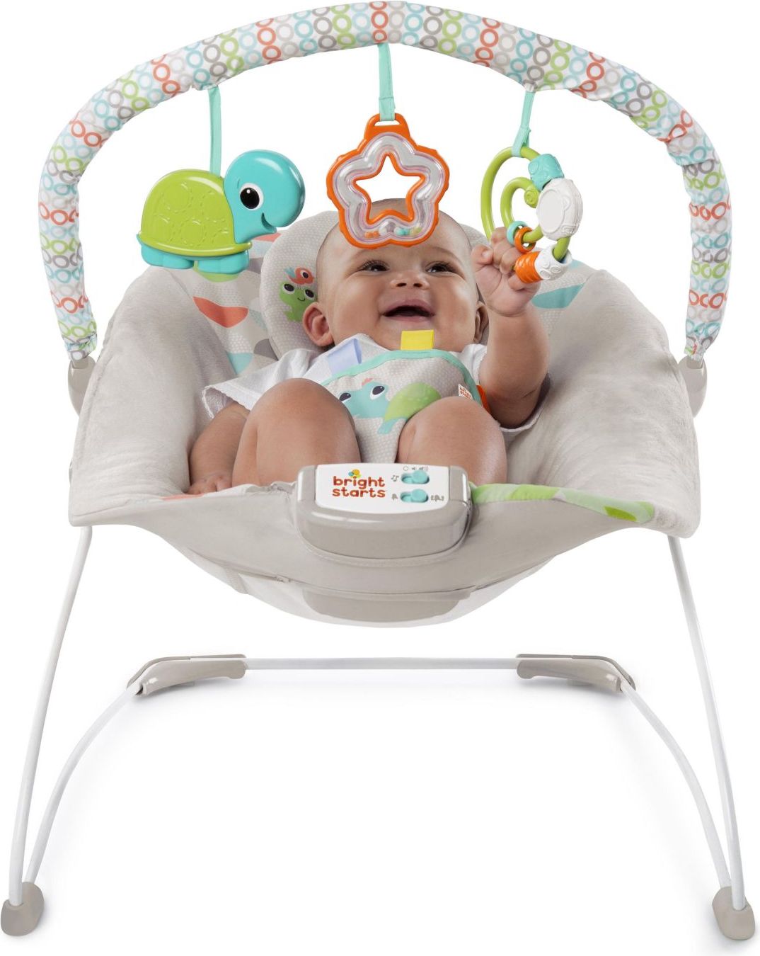 Bright Starts Lehátko vibrující s melodií Happy Safari 0m+, do 9 kg, 2018 - obrázek 4