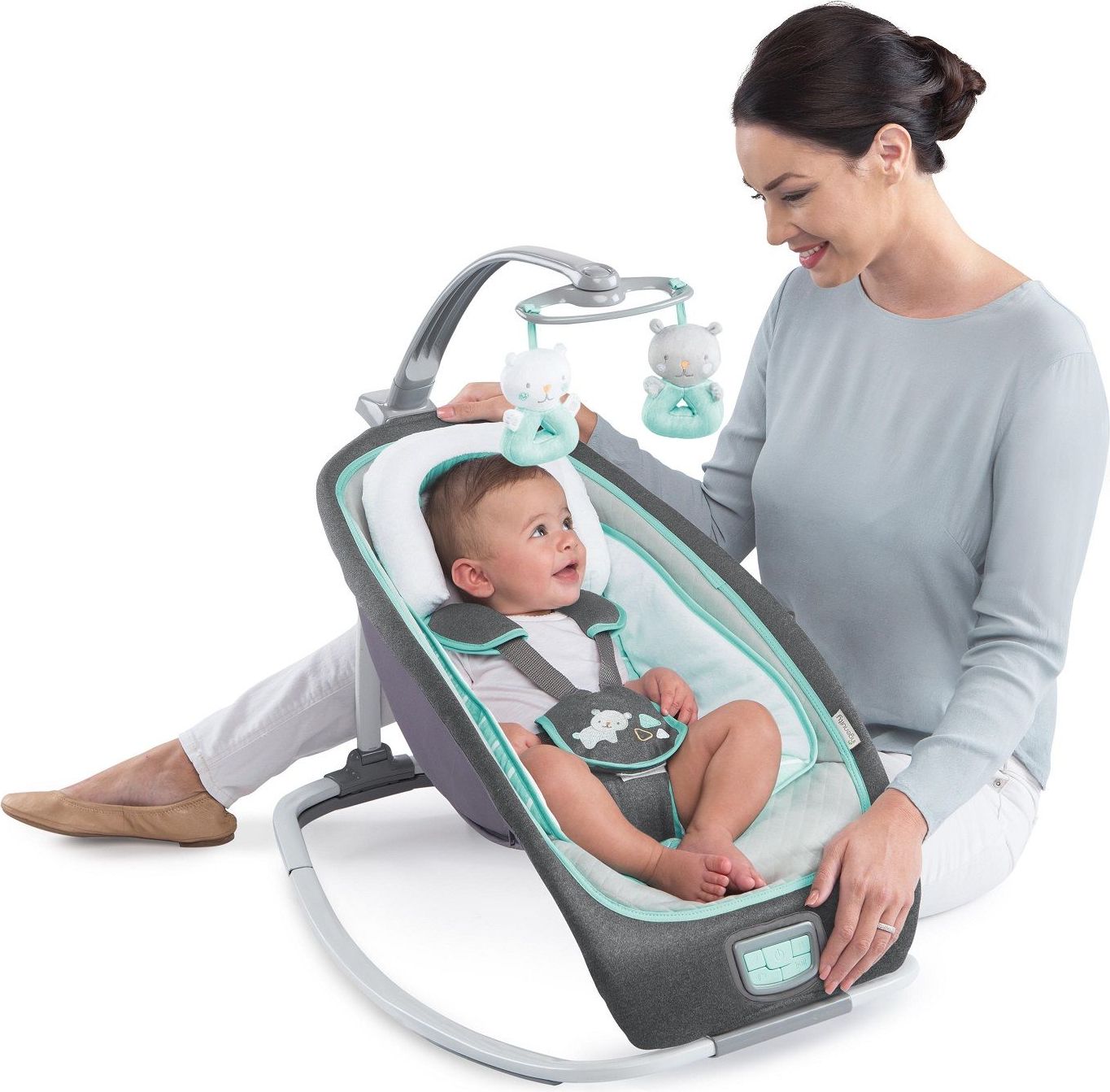 Bright Starts Houpátko vibrující s melodií Henley 0m+ do 11 kg, 2019 - obrázek 9
