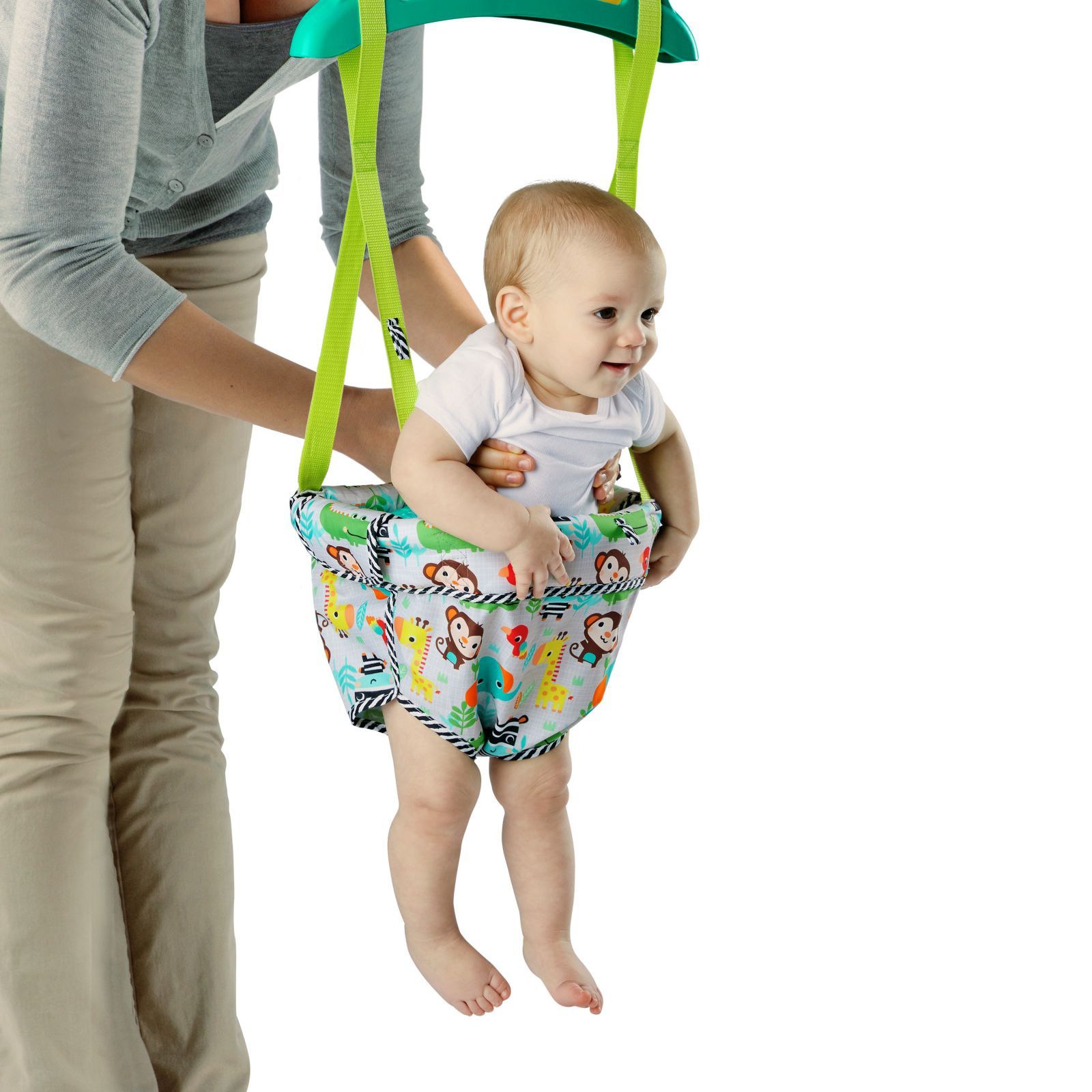 BrightStarts Skákadlo do dveří Zig Zag Zebra 6m+, do 12kg, 2018 - obrázek 4