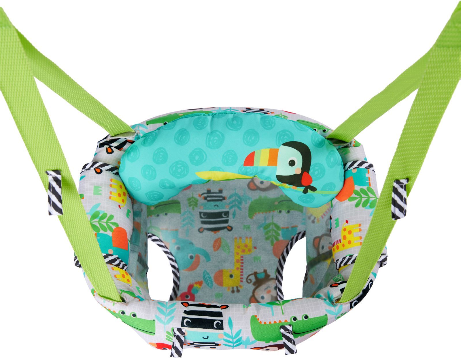 BrightStarts Skákadlo do dveří Zig Zag Zebra 6m+, do 12kg, 2018 - obrázek 6