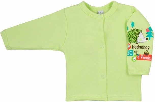Kojenecký kabátek Bobas Fashion Ježek zelený - 74 (6-9m) - obrázek 1