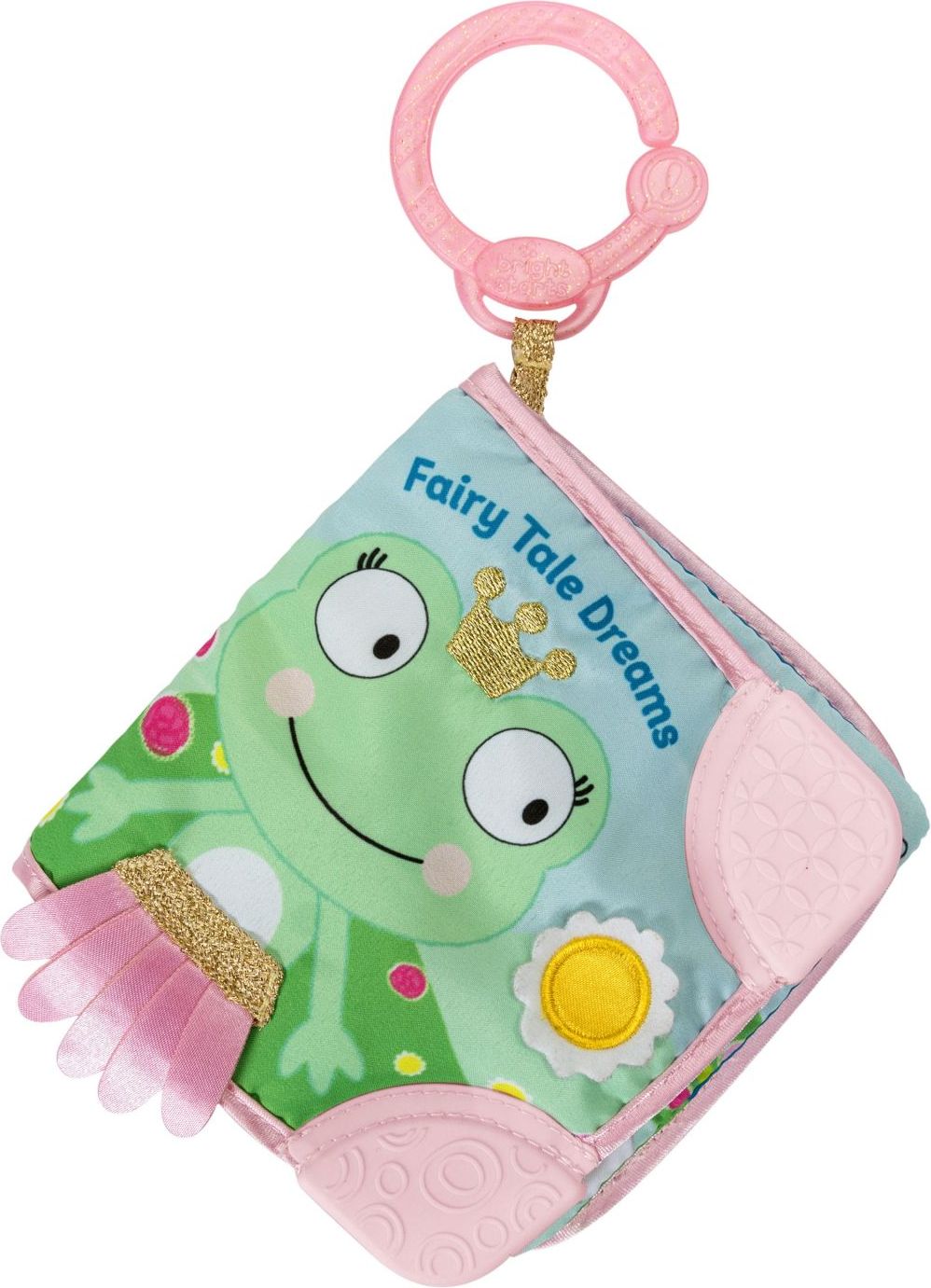Bright Starts Knížka látková na C kroužku PiP Fairy Tale Dreams 3m+ - obrázek 1