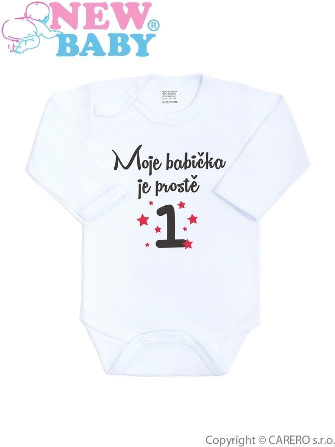 Body s potiskem New Baby Moje babička je prostě jednička - 50 - obrázek 1