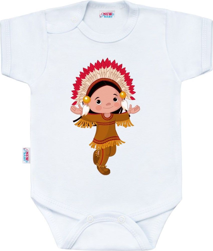 Body s potiskem New Baby Indian Boy - 80 (9-12m)
