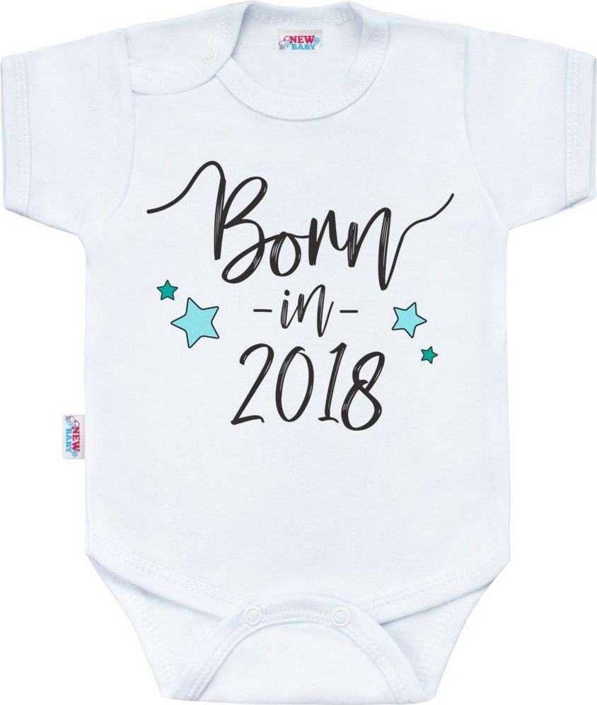 Body s potiskem New Baby Born in 2018&nbsp;-&nbsp;56 (0-3m) - obrázek 1