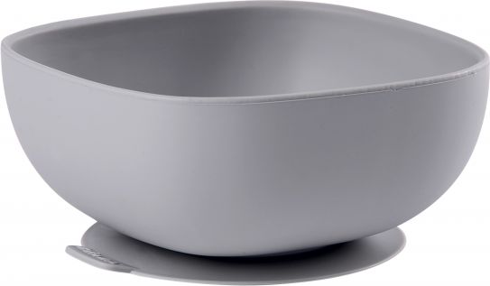Beaba Miska silikonová s přísavkou Grey - obrázek 1