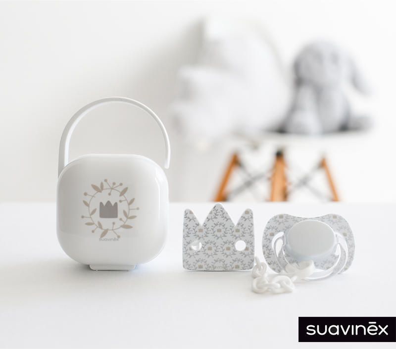 Suavinex SET LÁHEV150 3P+DUDLÍK+KLIP+KRABIČKA LABUŤ - BÍLÝ - obrázek 2