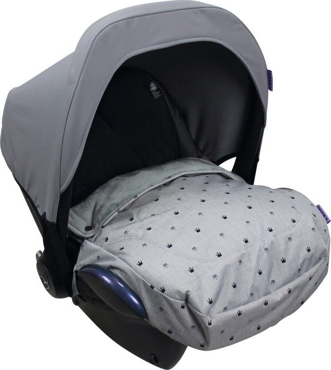Dooky nánožník Cosy Top Light Grey Crowns - obrázek 4