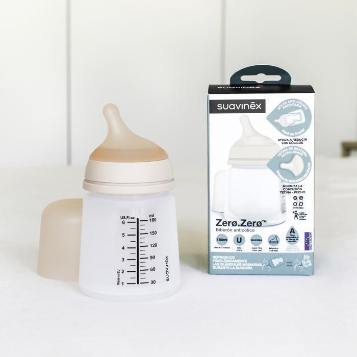 Suavinex ANTIKOLIKOVÁ LÁHVIČKA ZERO ZERO 180 ml A - obrázek 7