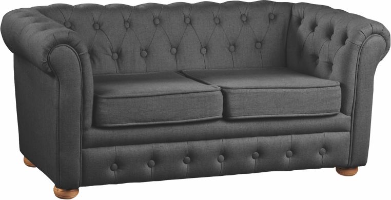 Kids Concept Pohovka Chesterfield Dark Grey - obrázek 1