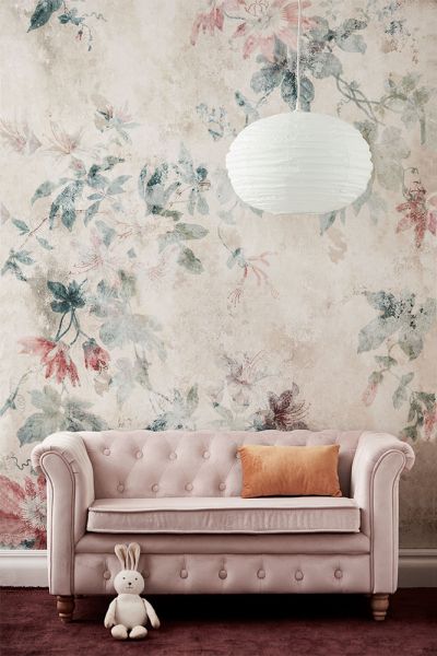 Kids Concept Pohovka Chesterfield Velvet Light Pink - obrázek 2