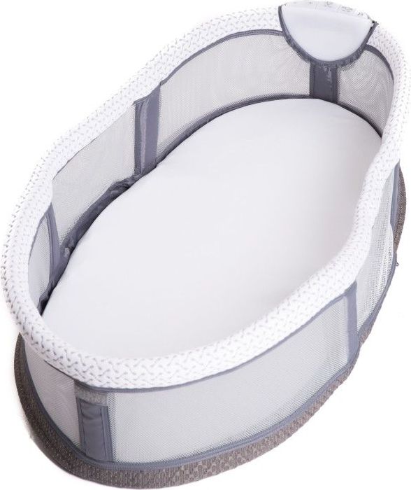 Bo Jungle postýlka s nočním osvětlením B-BabySleeper Grey - obrázek 1