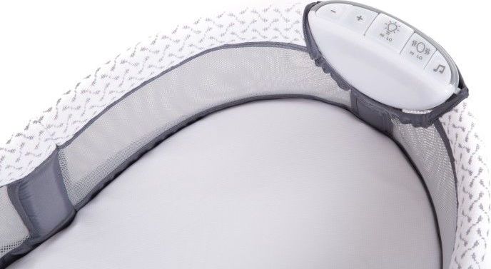 Bo Jungle postýlka s nočním osvětlením B-BabySleeper Grey - obrázek 2