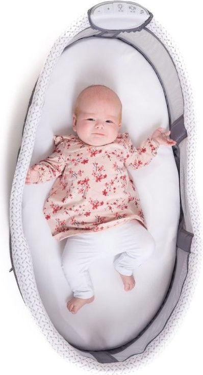 Bo Jungle postýlka s nočním osvětlením B-BabySleeper Grey - obrázek 5