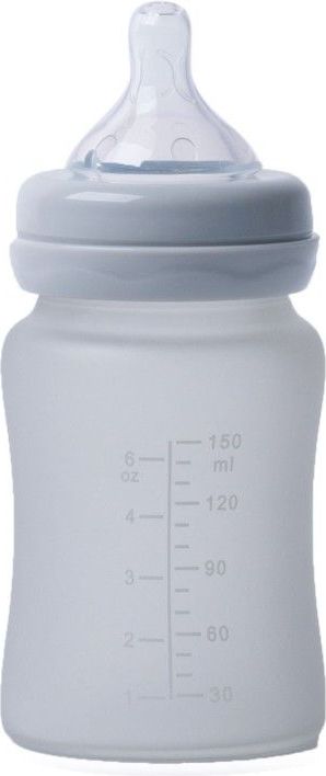 Bo Jungle skleněná láhev s úchyty B-Thermo 150ml Grey - obrázek 1