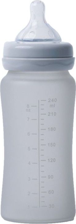 Bo Jungle skleněná láhev s úchyty B-Thermo 240ml Grey - obrázek 1