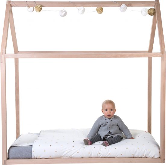 Childhome Rám postele Domek Natural 70x140cm - obrázek 6