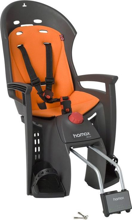 Hamax Cyklosedačka SIESTA - šedá/oranžová - obrázek 1