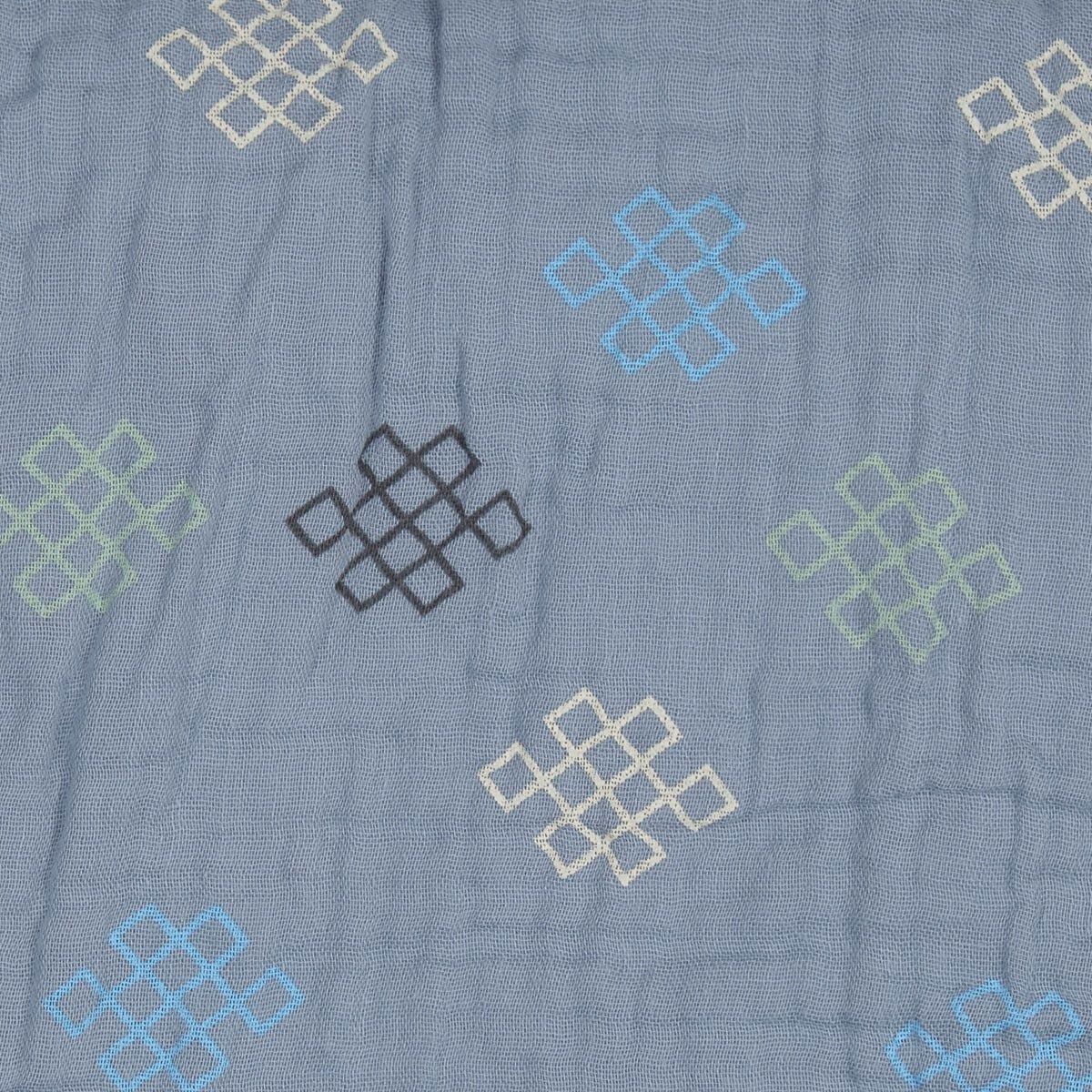 Pleny LODGER Swaddler Empire Knot 3balení 70 x 70 cm Eau Blu - obrázek 3