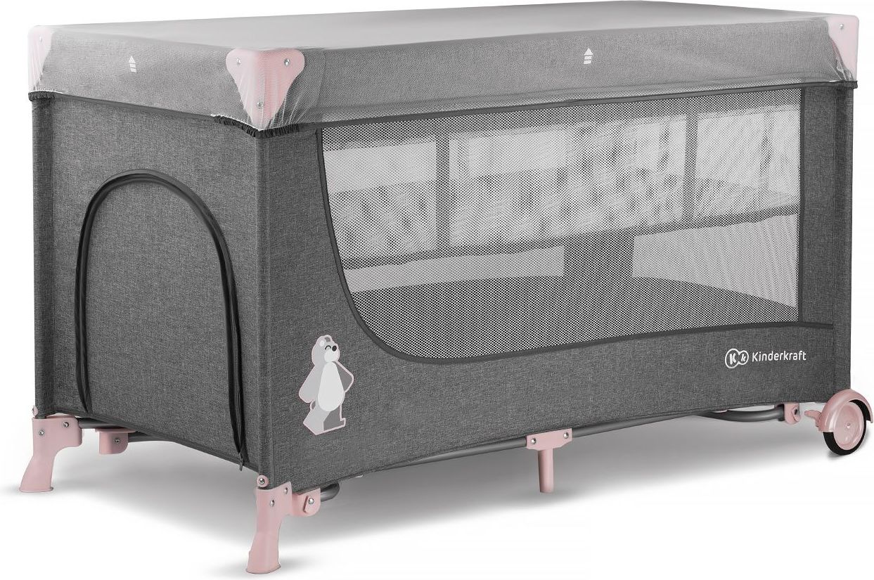 Postýlka cestovní Joy s doplňky Pink Kinderkraft 2019 - obrázek 7