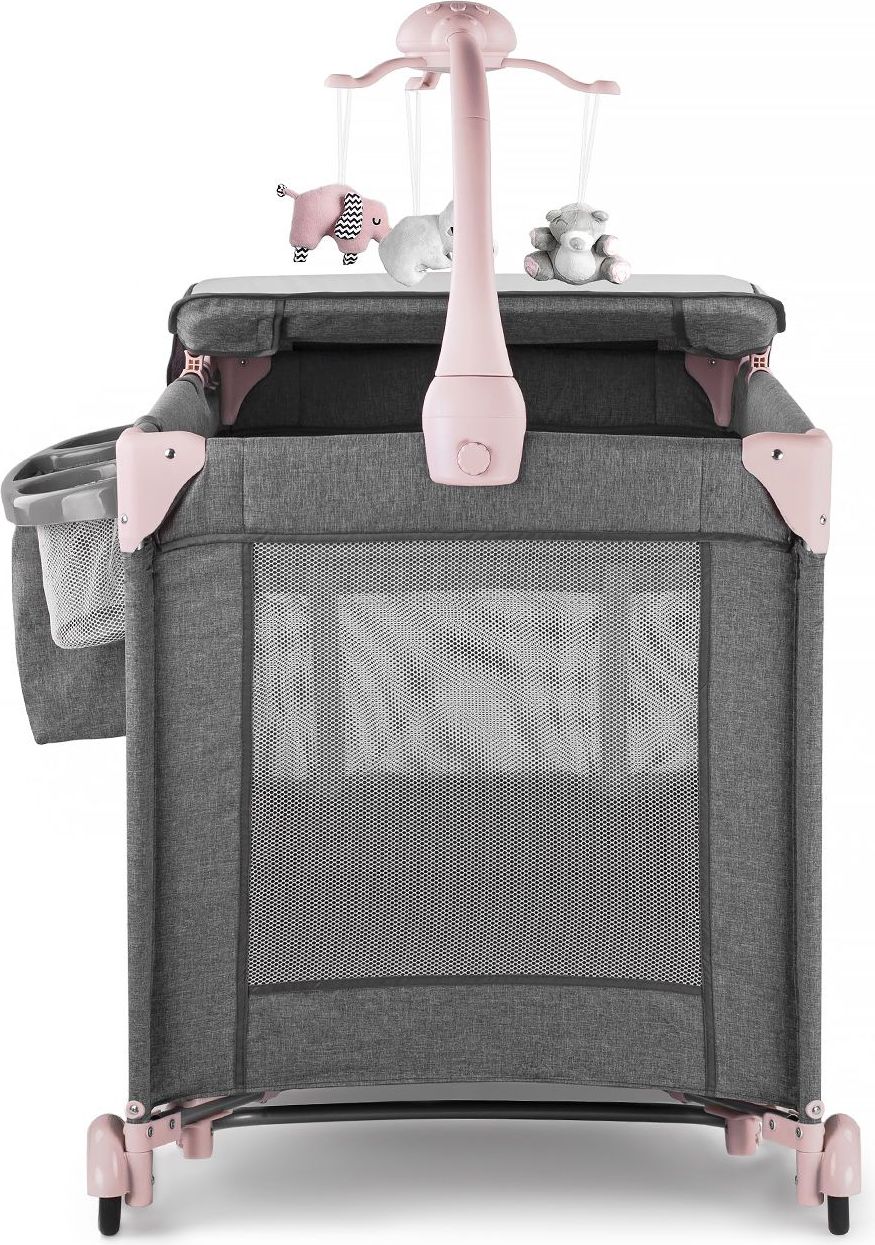 Postýlka cestovní Joy s doplňky Pink Kinderkraft 2019 - obrázek 14