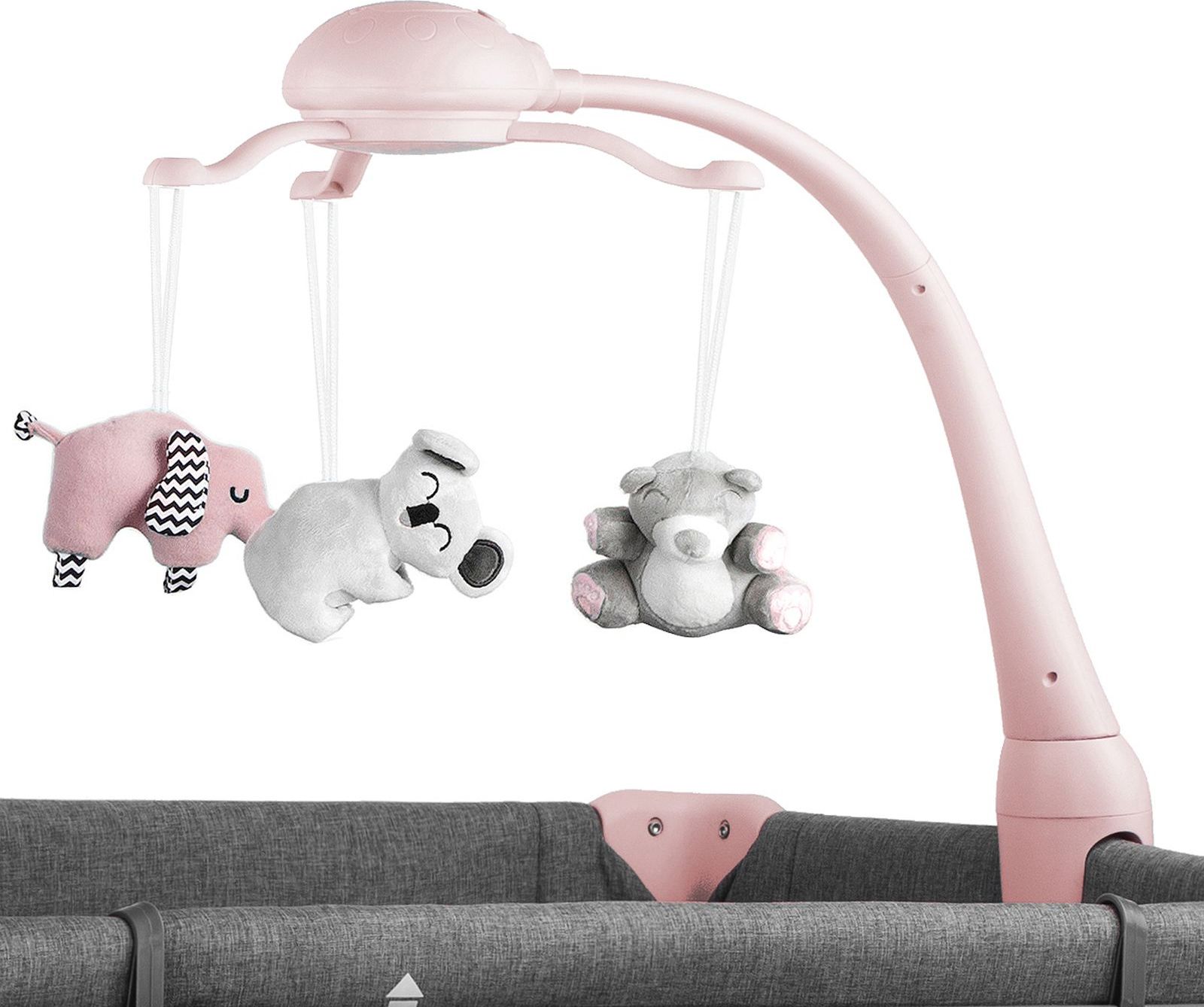 Postýlka cestovní Joy s doplňky Pink Kinderkraft 2019 - obrázek 18
