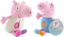 George Plyšové chrastítko - prasátko Peppa, Tom 18 cm - obrázek 2