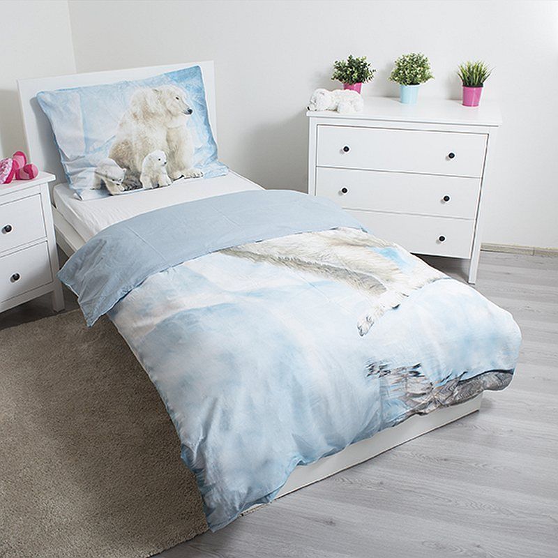 JERRY FABRICS Povlečení Lední medvěd 140/200, 70/90 - obrázek 3