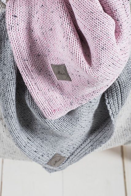 JOLLEIN Deka-blanket 75x100 cm Confetti Knit – GREY - obrázek 2