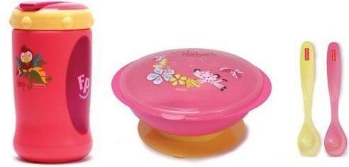 Fisher Price  FisherPrice - Sada nádobí pro batolata růžová - obrázek 1