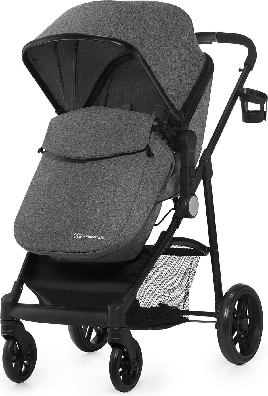 Kočárek kombinovaný Juli 2v1 Grey Kinderkraft 2019 - obrázek 5