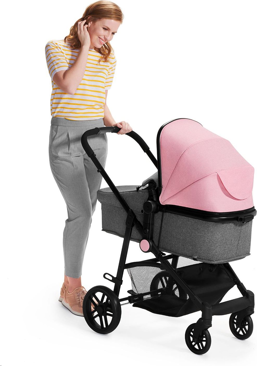 Kočárek kombinovaný Juli 2v1 Pink Kinderkraft 2019 - obrázek 14
