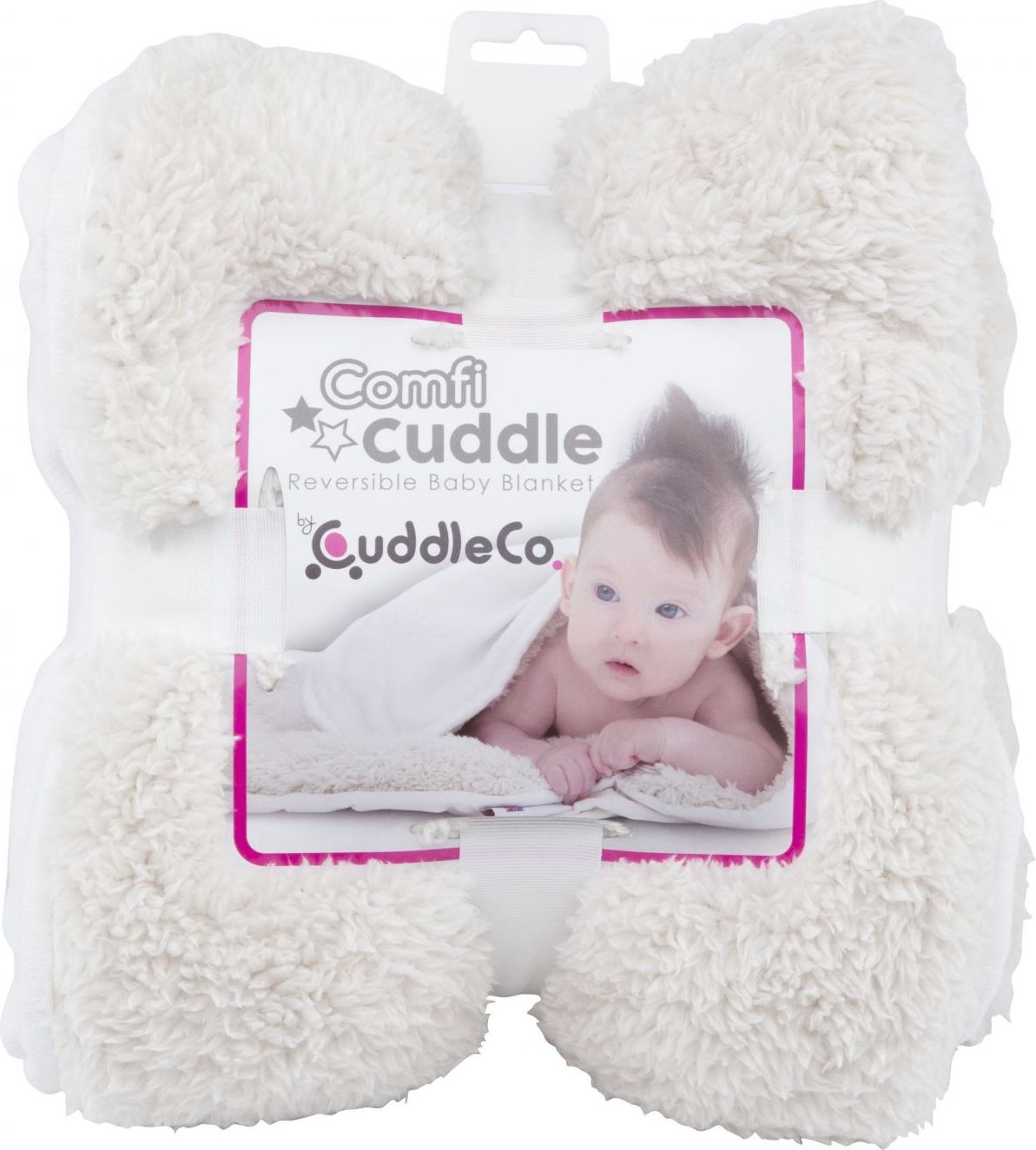CUDDLECo Super měkká oboustranná dětská deka 110x75 cm, Pearl - obrázek 1