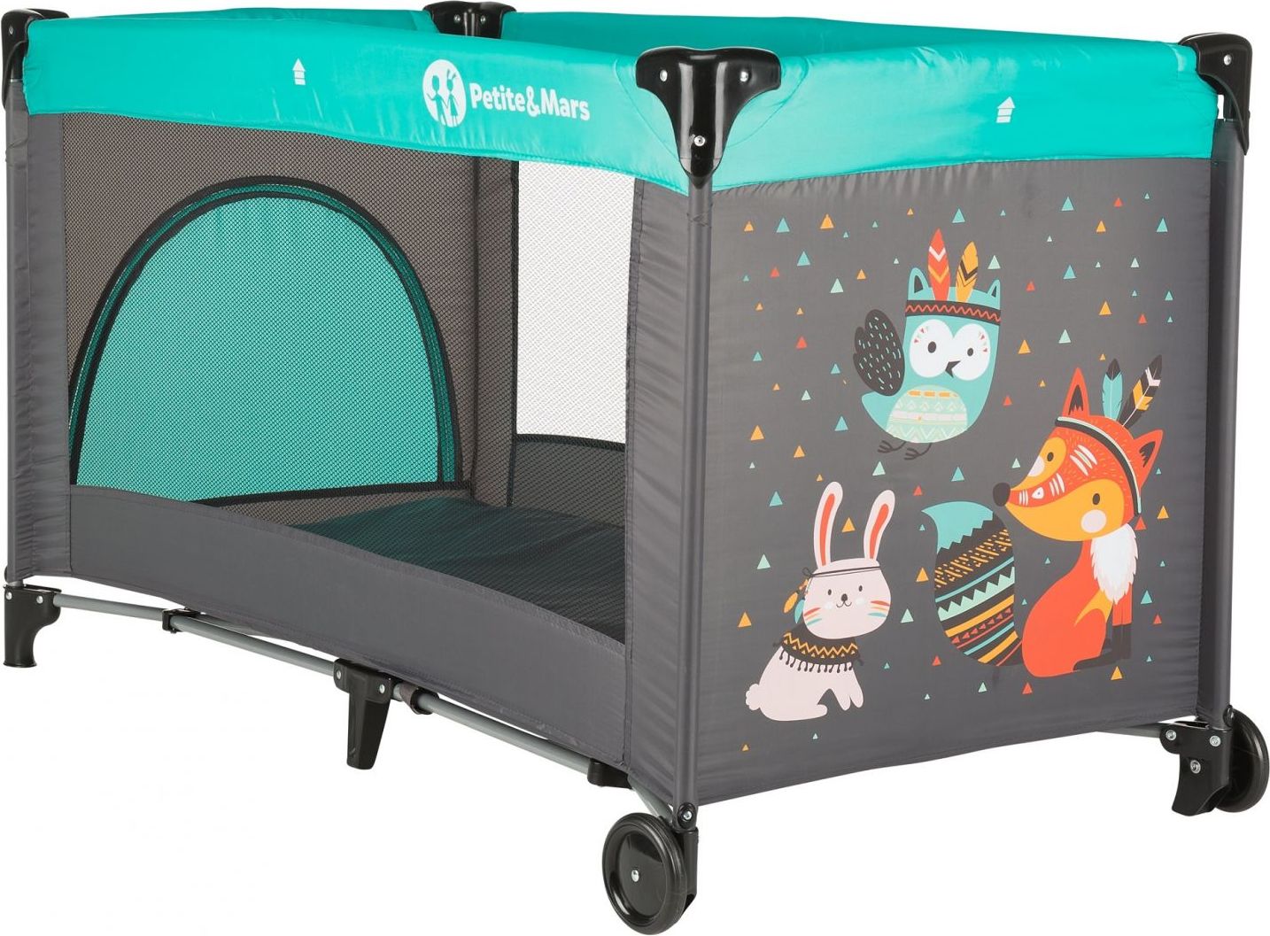 Postýlka cestovní Koot Fox Aqua Petite&Mars - obrázek 1
