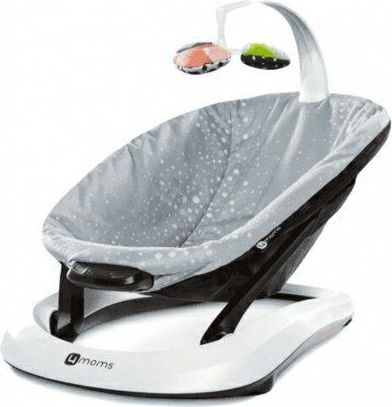4MOMS Lehátko bounceRoo plusch SILVER - obrázek 1