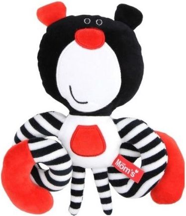 Hencz Toys Roztomilá edukační hračka Méďa spirálka - černá - obrázek 1