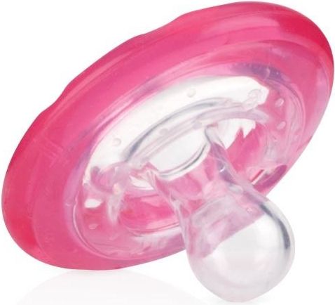 Nuby Šidítko silikonové Natural Flex 0-6m růžová - obrázek 1