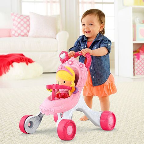 Fisher Price -Kočárek/chodítko s hudbou a světlem - obrázek 3