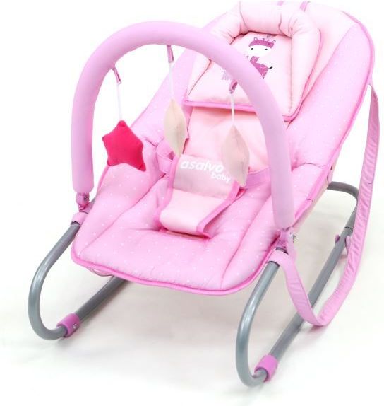 Asalvo BABY křesílko giraffes pink - obrázek 1