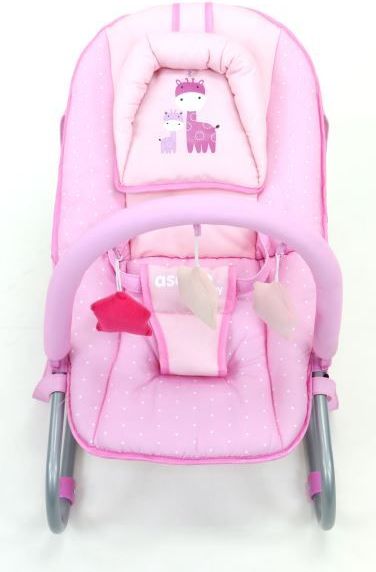 Asalvo BABY křesílko giraffes pink - obrázek 2