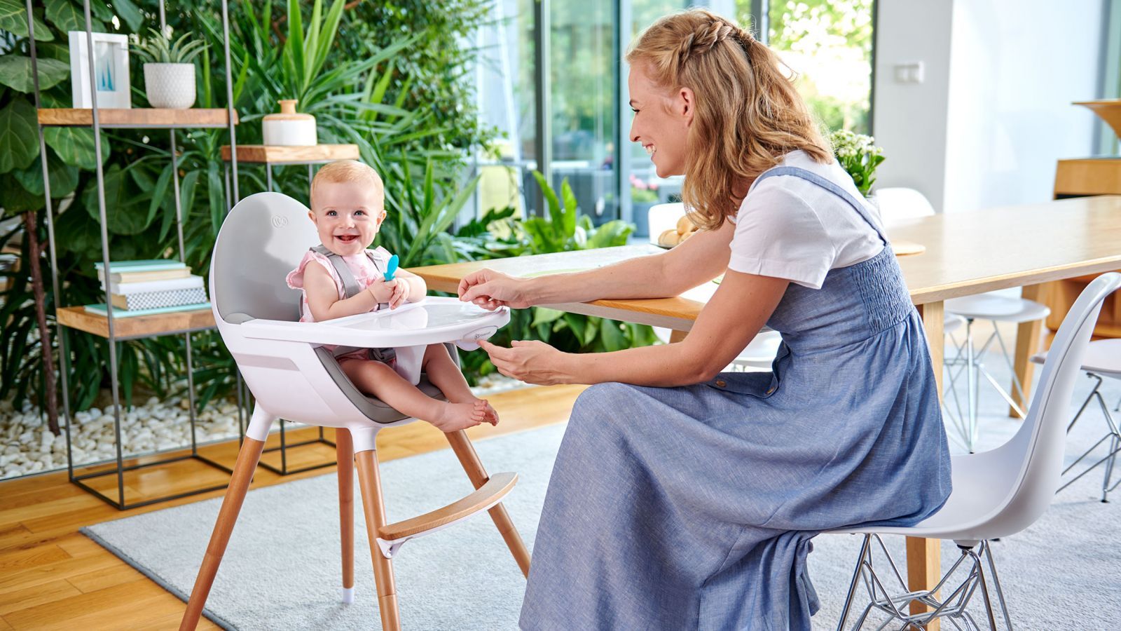 Židlička jídelní FINI full black Kinderkraft - obrázek 7